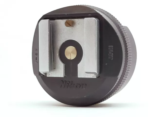 [Excelente 5] Unidad de flash Nikon AS-1 acoplador de pistola para cámara fotográfica F F2 JAPÓN #K268