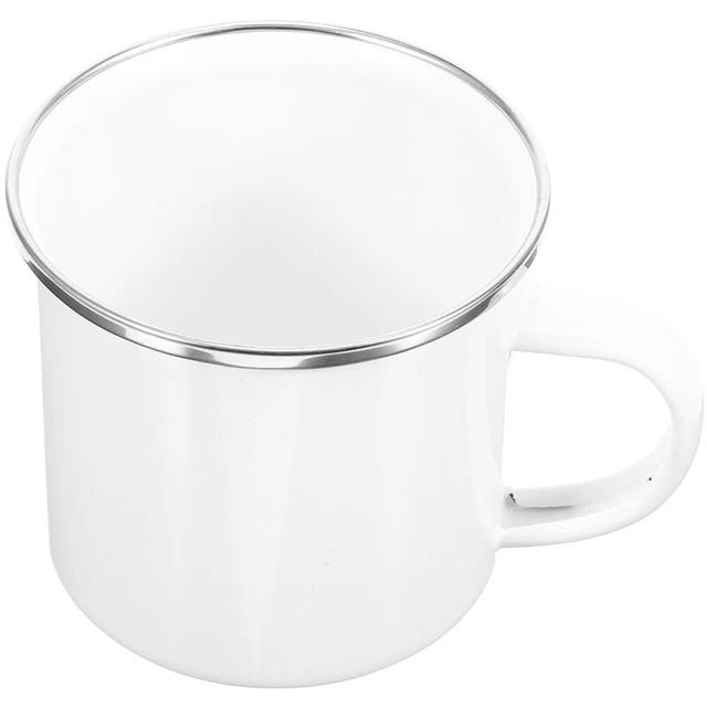 Multi-Gebrauch Emaille Wasserbecher Camping Kaffeetasse Tragbare Emaille Tasse L