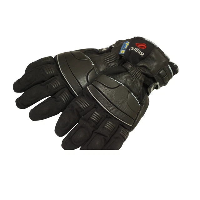 Uomo Halvarssons Guanti da Moto Nero Motociclista Vera Pelle Misura 10 VAG900