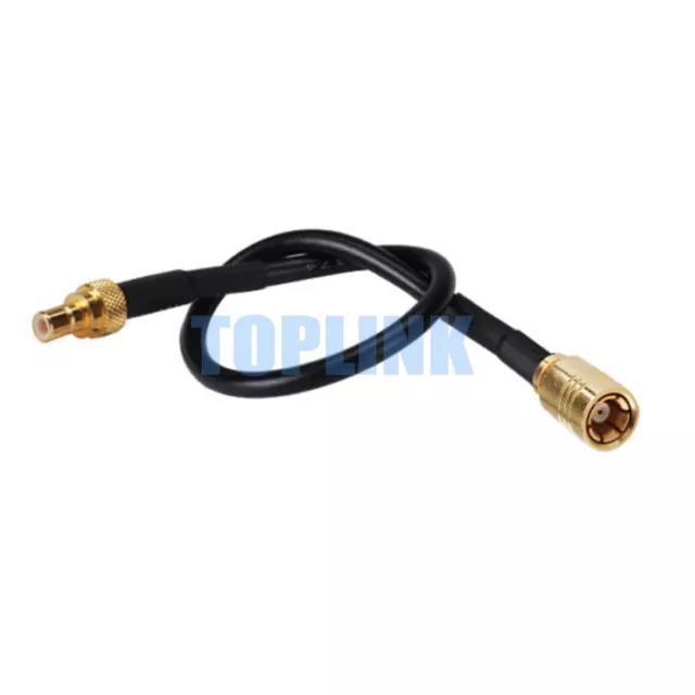 10x SMB Male Plug to SMB Female Satellite Radio Extension Coax Cable RG174 15cm