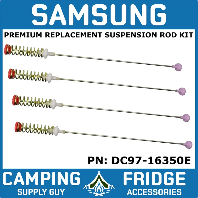 REPLACEMENT SAMSUNG SUSPENSION Rod Kit WA90H7000GW/SA,WA45H7000AW, 54.