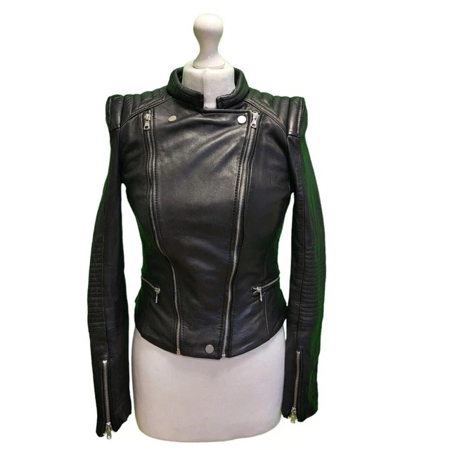 ZARA LEATHER Biker Jacket as worn by Kendall Jenner Size