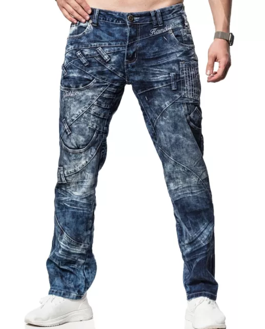 KOSMO LUPO Herren Jeans Hose Stretch Denim Japan Style  NEU! KM130