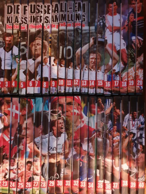 Auswahl - Bild-EM-Klassiker Sammlung  -  Fussball EM  - nur die DVDs