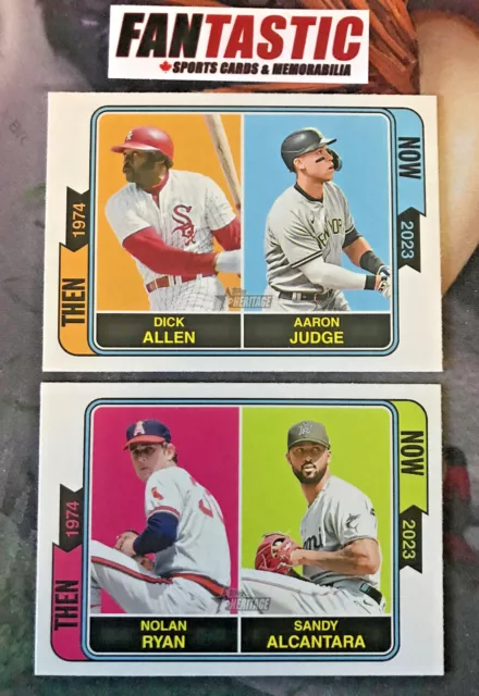 2023 Topps Heritage THEN AND NOW Insert Card YOU PICK