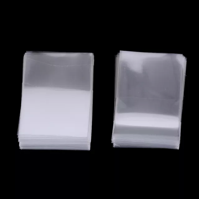 100x transparent cards sleeves card protector board game cards magic sleev`uk