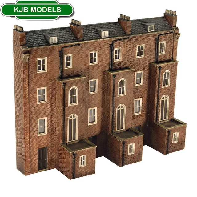 Maisons Jumelées Années 30 Bachmann Scenecraft - Échelle OO 1:76 - Neuf