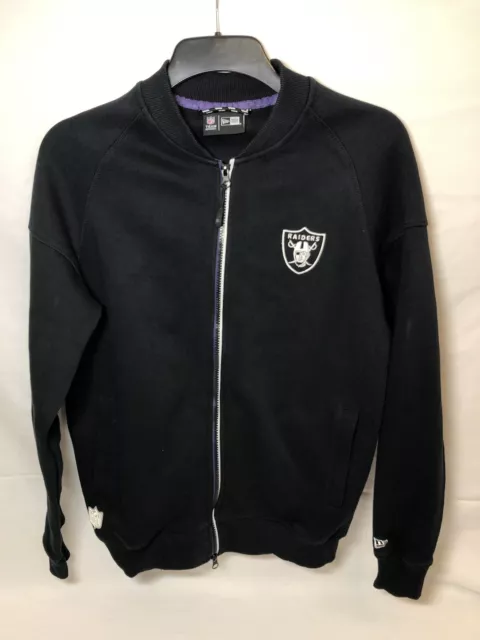 Rara felpa maglione cerniera New Era Tech Series Bomber Raiders NFL Team Abbigliamento
