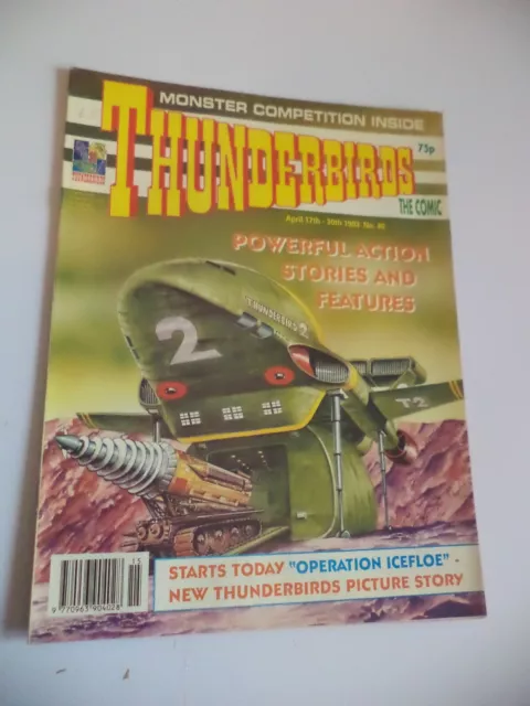 Thunderbirds The Comic Magazine No 40 Old Vintage Magazine 17 - 30 April 1993