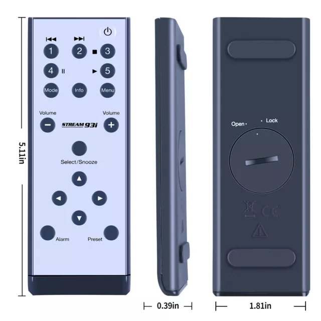 Fernbedienung für Roberts Stream 93i DAB-Radio