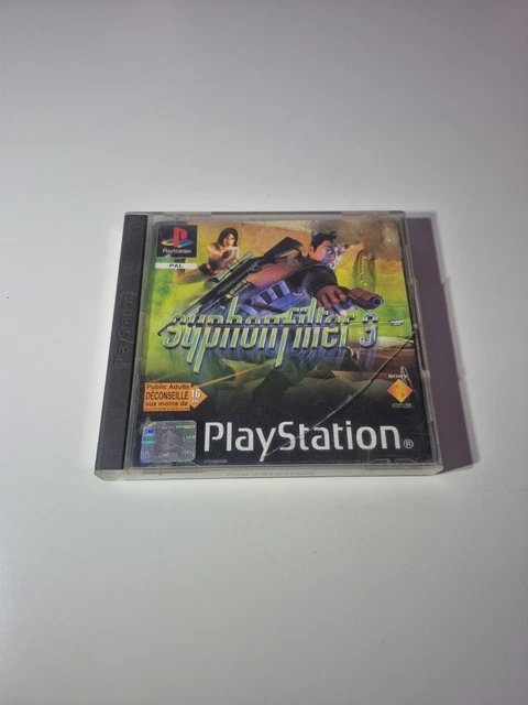 Syphon Filter Sur Sony PS1 - Complet, Black Label, PAL, Français - Bon état