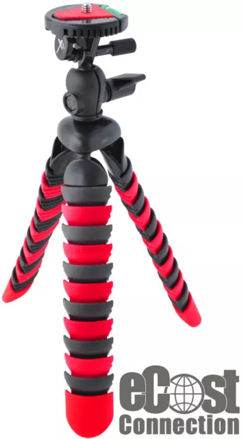 12'' Flexible Digital SLR Nikon Canon Camera Tripod with Quick Release Plate