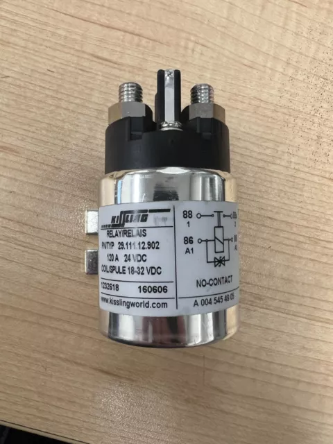 Kissling 29.111.12.902 Relay 12V 120A Mercedes 0045454905