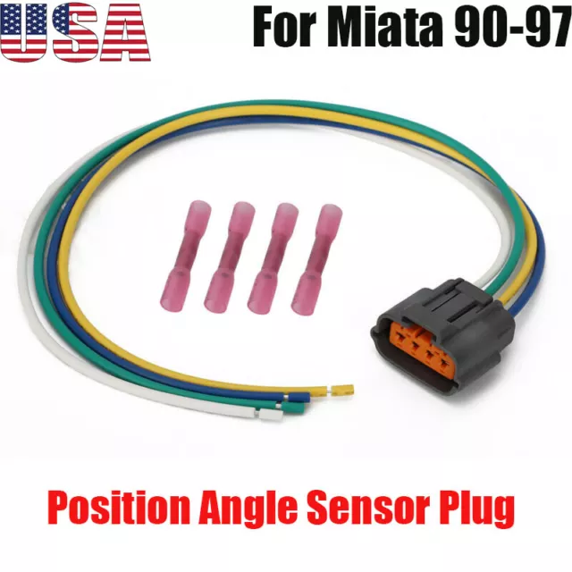 CAMSHAFT Position Angle Sensor Connector Plug Pigtail Cam Shaft For Miata 90-97