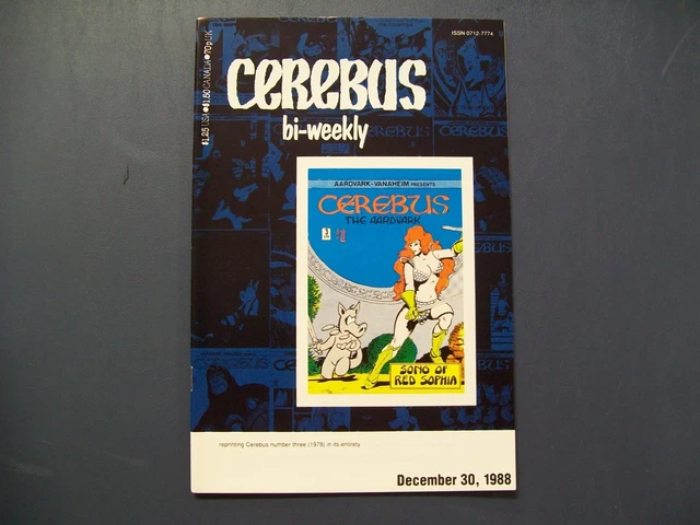 Cerebus Bi-Weekly #3 by Aardvark Comics in Very Fine Condition