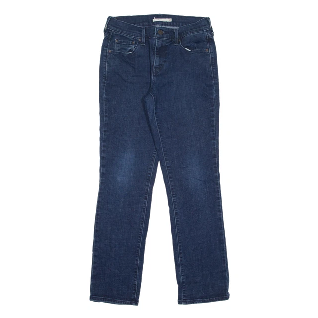 Jeans LEVI'S 505 blu denim slim da donna dritti W27 L30