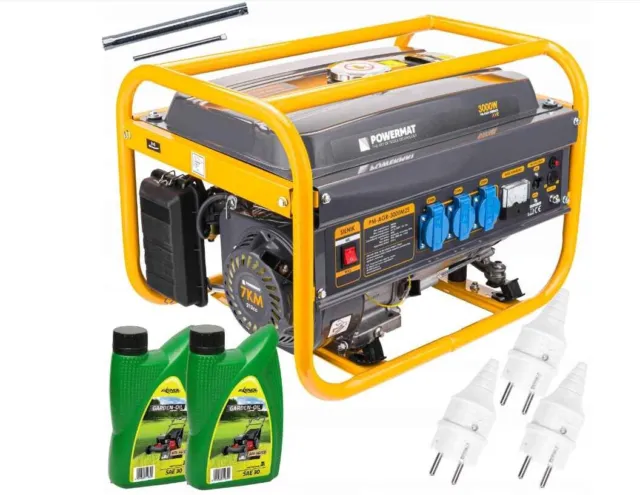 Groupe électrogène monophasé portable Powermat 3000 W essence