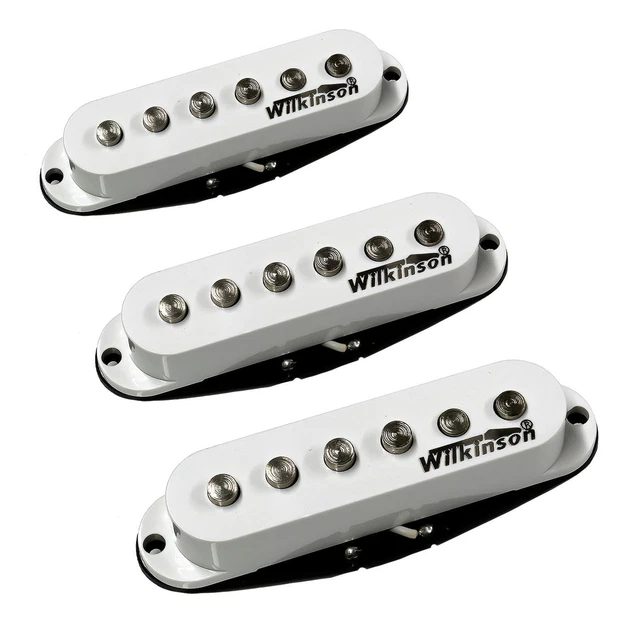 Artec SSA12 Vintage Staggered Alnico 5 Single Coil Pickups Set For Strat Guitar - Foto 2