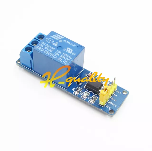 Arduino 5V 10A one 1 Channel Relay Module With optocoupler For PIC AVR DSP ARM