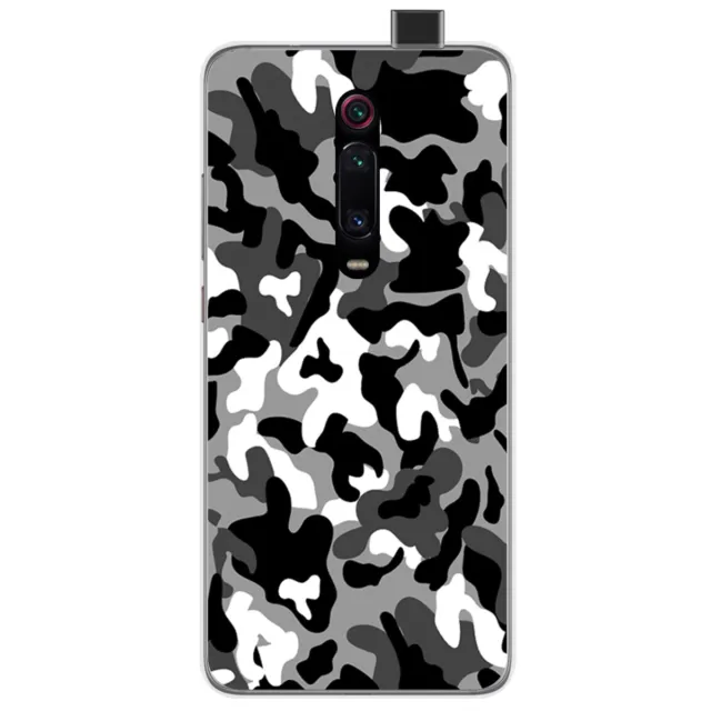 Coque Gel TPU pour Xiaomi Mi 9T / Pro Design Snow Camouflage Dessins