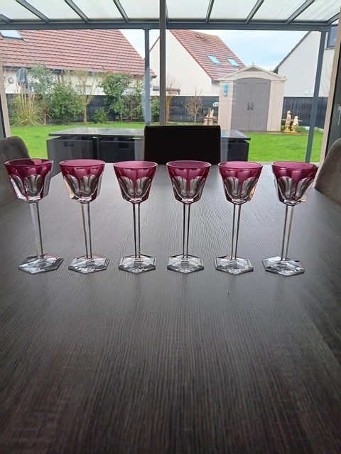 Gobelet Alcool Modèle Harcourt En Cristal Baccarat, Hauteur 7 Cm, Très Bon état, Vendu à La Pièce