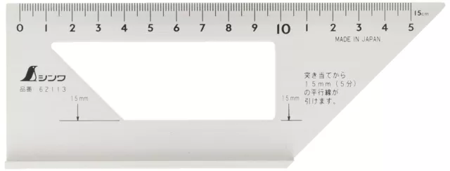 62113 One-Stop Ruler, Aluminum silver