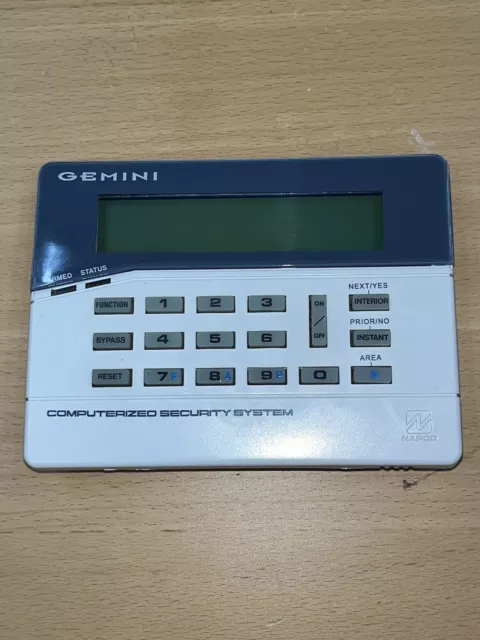 NAPCO GEM-RP1CAE2 KEYPAD Used Tested Works