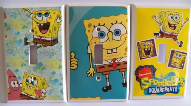 Switchplate Covers SPONGEBOB SQUAREPANTS ~ Choose Your Plate Light Switch Cover