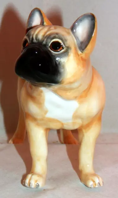 John Beswick Pampered Pooch Dog Figure French Bulldog Fawn JBPP1 2