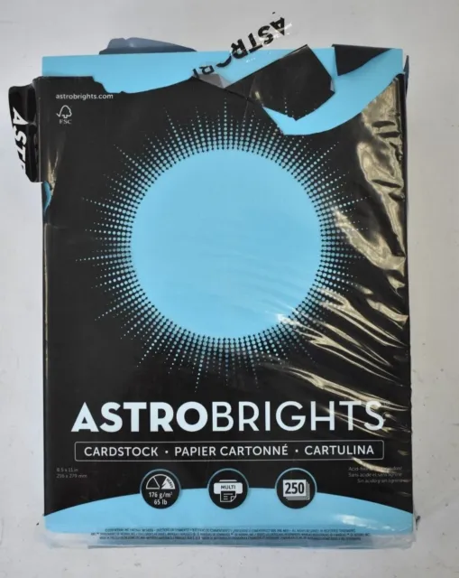 Astrobrights Premium Colored Cardstock Printable Paper Assorted 250 Sheet