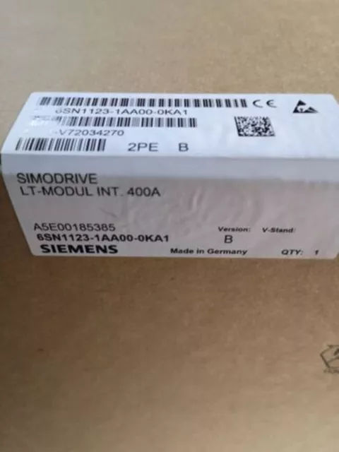 1PCS Unopened New Siemens 6SN1123-1AA00-0KA1 6SN1 123-1AA00-0KA1 #A