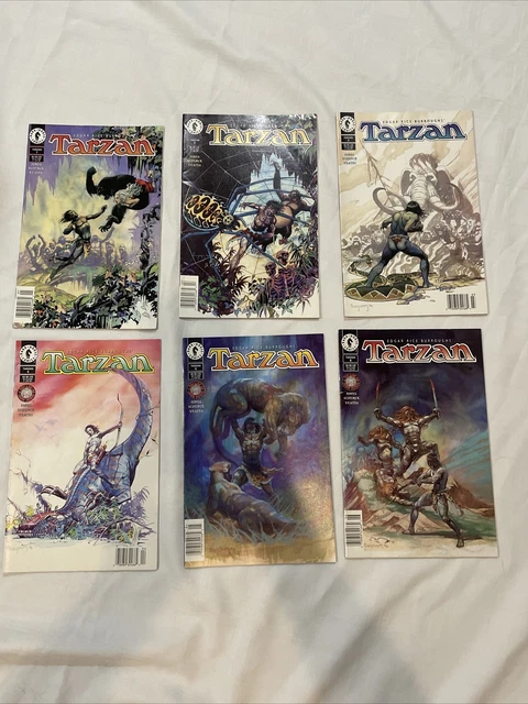 TARZAN #1-6 (Dark Horse Comics 1996) -- #1 2 3 4 5 6
