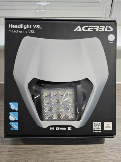 Acerbis Enduro VSL LED Headlight & Mask - Husqvarna TE 150/250/300 20-22