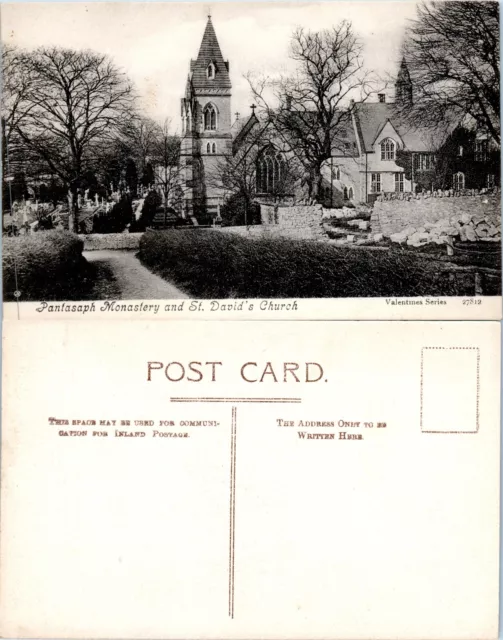 Pantasaph Monastery & St. David's Church, Wales, Flintshire Vintage PC