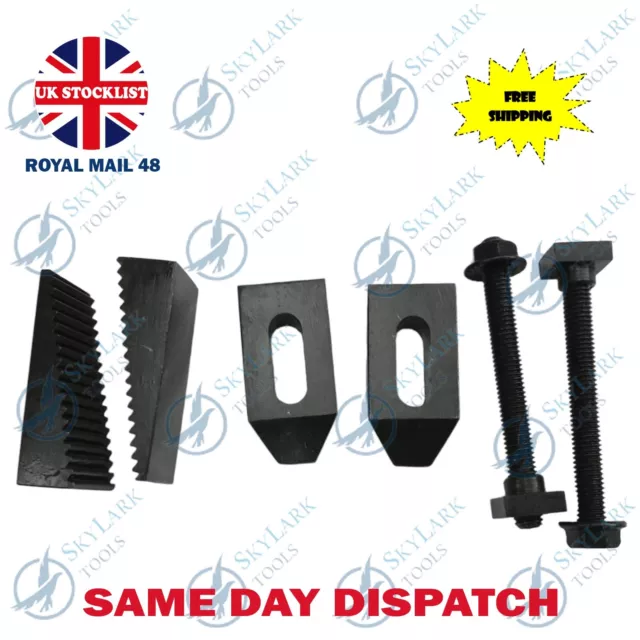 M8 Clamping Kit For 6" Rotary Tables - Step Blocks Clamps Bolts Sq Tee Nuts & Nu