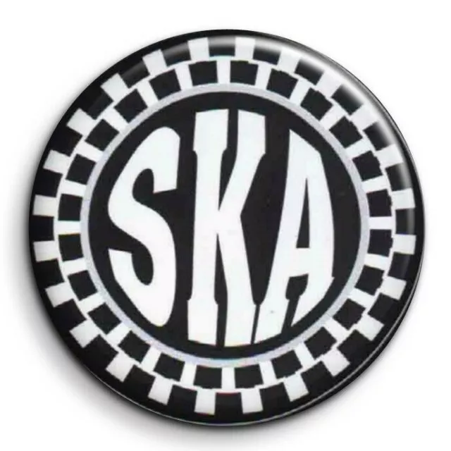 Badge Epingle 38mm Button Pin - Musique - Ska 2