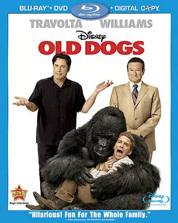 Old Dogs (Blu-ray/DVD, 2010, 3-Discs, Robin Williams John Travolta Seth Green)