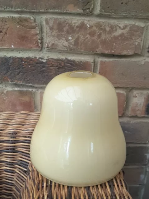 Vintage Glass Lampshade Cream Retro Art Deco ceiling light shade Table lamp 15cm