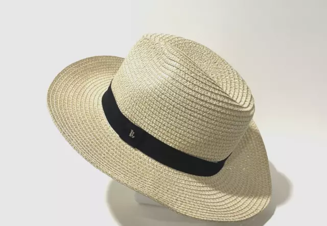 LAUREN RALPH LAUREN Women's Sun Hat One Size Natural 57cm