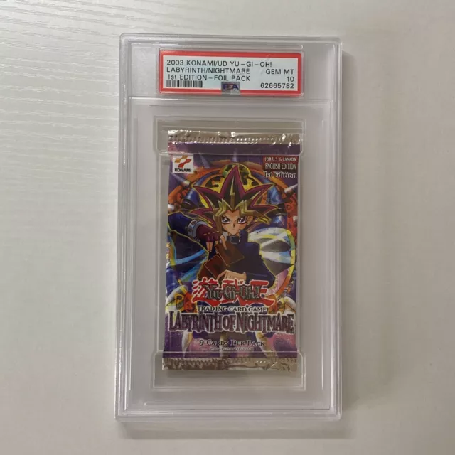 YuGIOh! - PSA 10 1st Edition LON Labyrinth of Nightmare Booster Pack - 2002 N/A