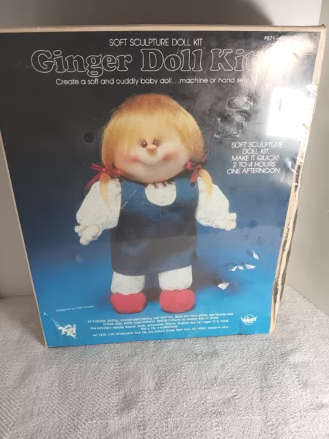 Valiant Crafts Ginger Doll Kit Soft Sculpture Doll Kit #871 Brand New Sealed