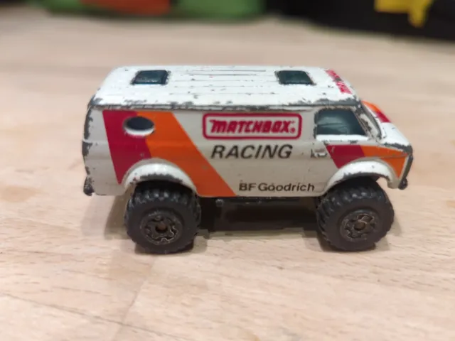 4x4 Chevy Van Matchbox 1:74 Racing BF Goodrich 1981 Made In Macau