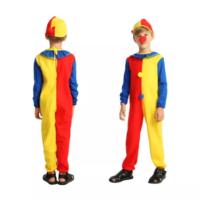 Childrens Circus Costume Clown Clothes Suit Toddlers Dress up Clothing