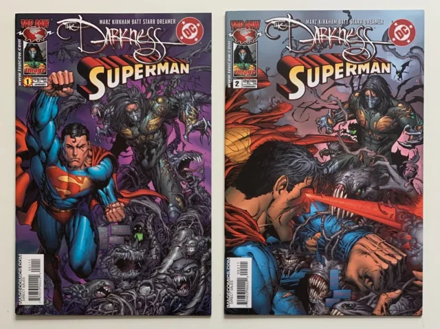 Darkness Superman #1 & 2 complete series (DC 2005) 2 x NM comics