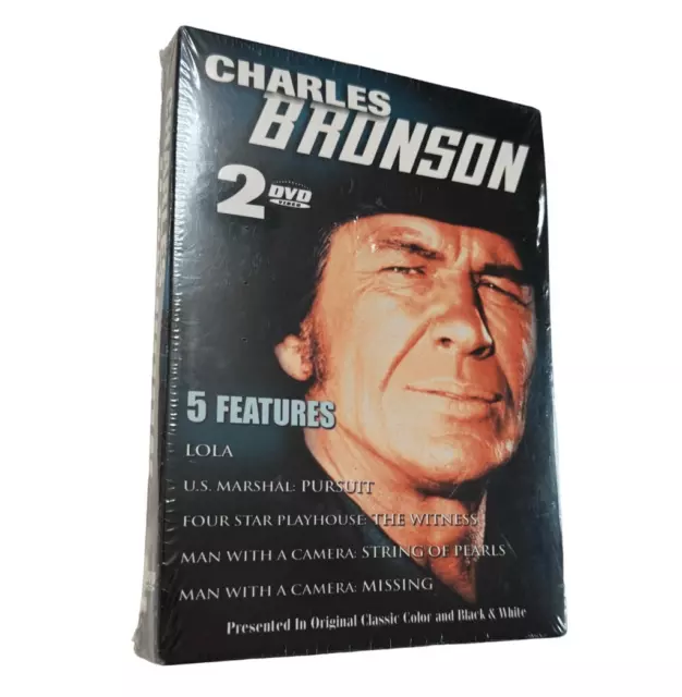 Charles Bronson (DVD, 2-Disc Set) NWT / Sealed