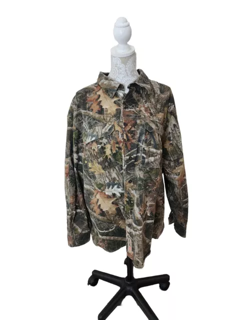 RedHead Mens Silent Hide Realtree Camo Mens Shirt 3XL