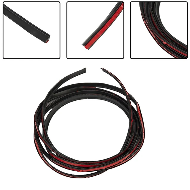 2M Auto Sealing Strip Waterproof Dustproof Sound Insulated Shock Absorbent 5*7MM