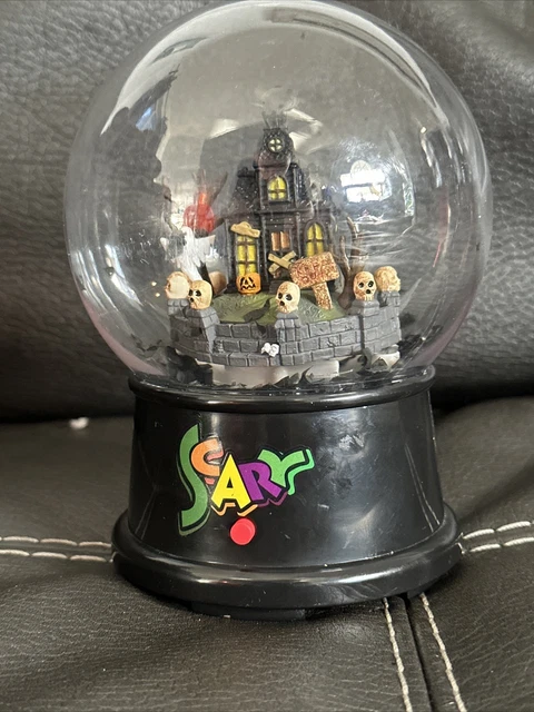 Gemmy Scary Halloween Haunted House Tornado Globe Animated