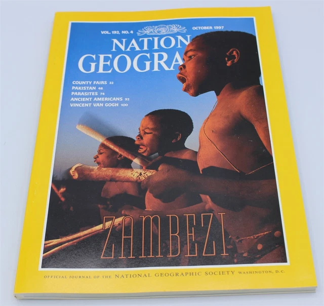 NATIONAL GEOGRAPHIC MAGAZINE Zambezi Vol. 192, No. 4 October 1997
