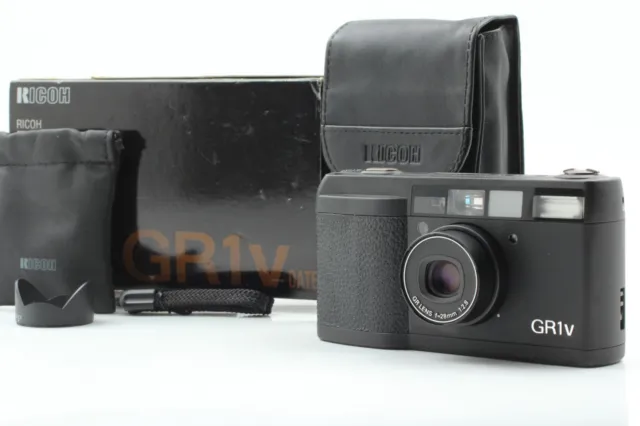 Overseas Edition 【MINT+++】 Ricoh GR1V Black 35mm Point & Shoot Film Camera JAPAN
